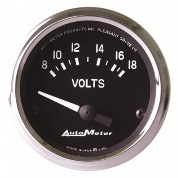 2-1/16" VOLTMETER, 8-18V, COBRA